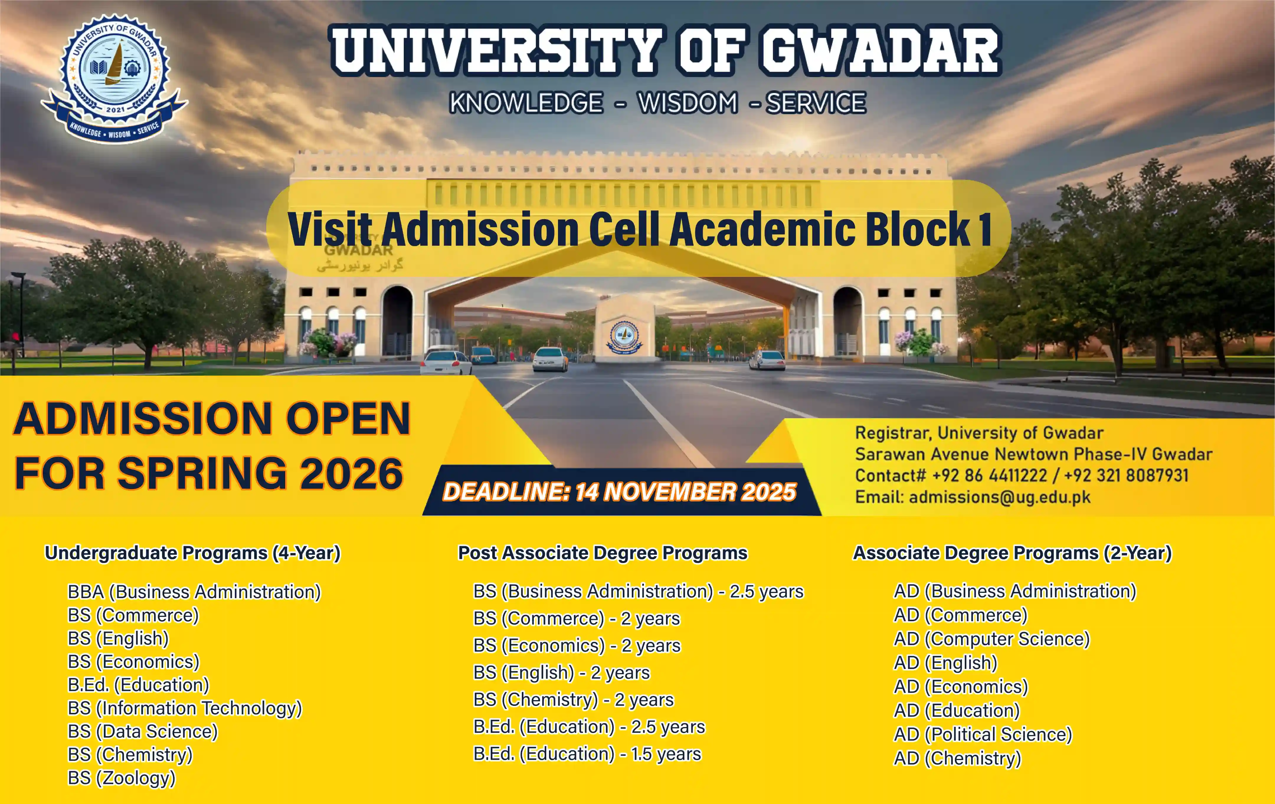 Admission Spring 25 